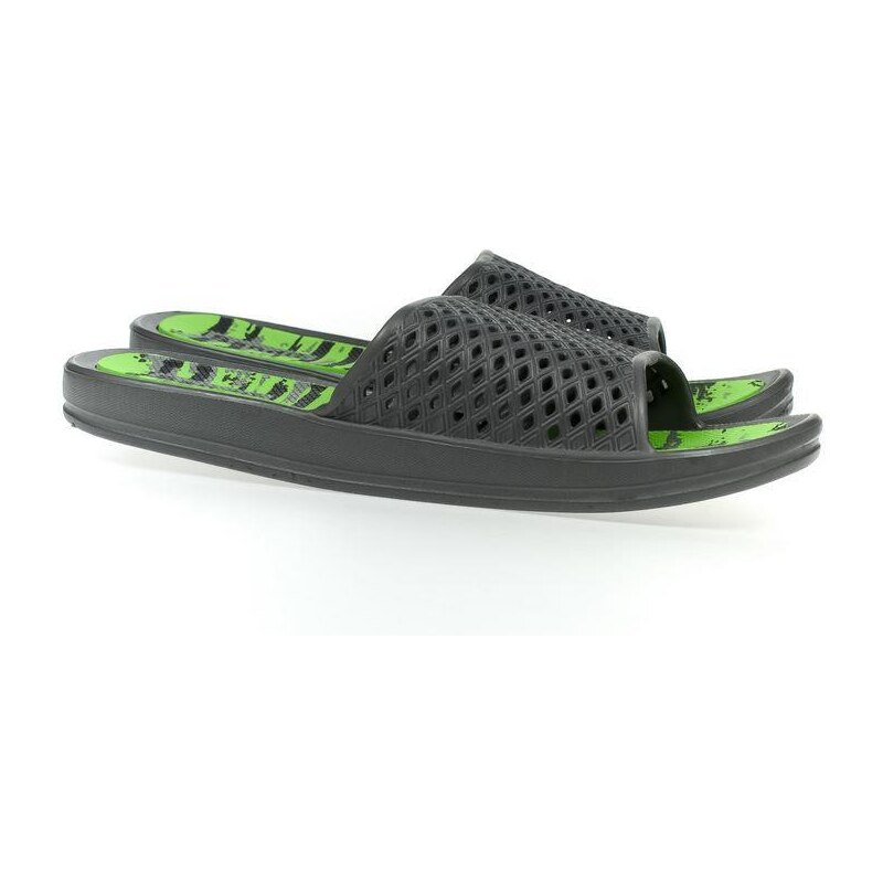 JOHN-C Pánske sivé gumené šľapky DIRE 40-45 43886769