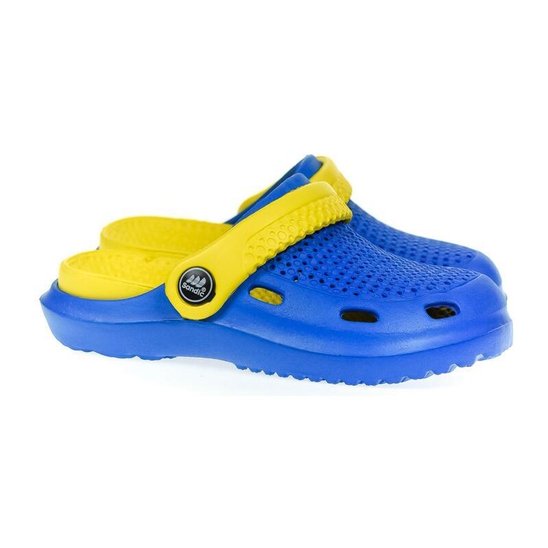 JOHN-C Detské modré gumené šľapky TOMIK 30-35 43886763