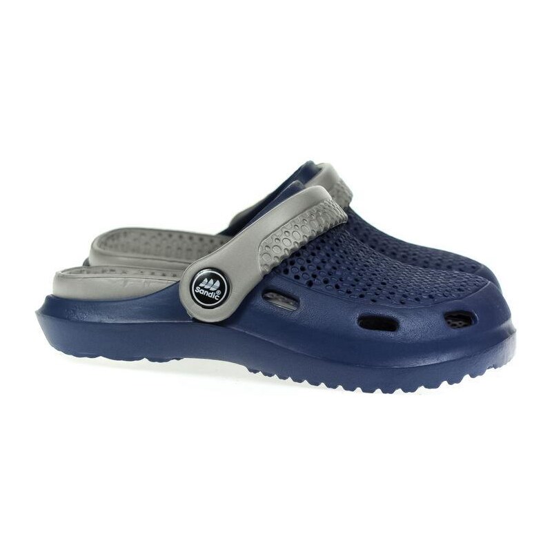 JOHN-C Detské modré gumené šľapky TOMIK 30-35 43886764