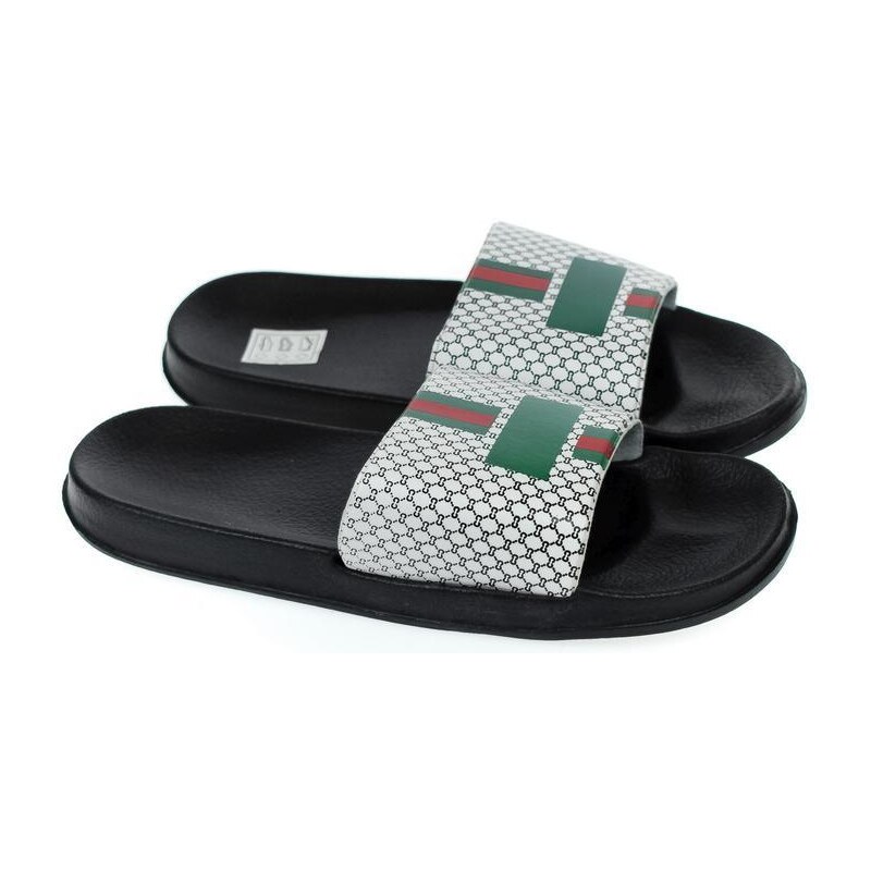 JOHN-C Pánske biele gumené šľapky GUTIMO 41-45 43886814