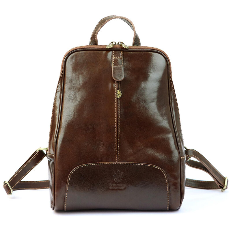 Dámsky kožený batoh Florence hnedý (KZ37384) 10l 62230966