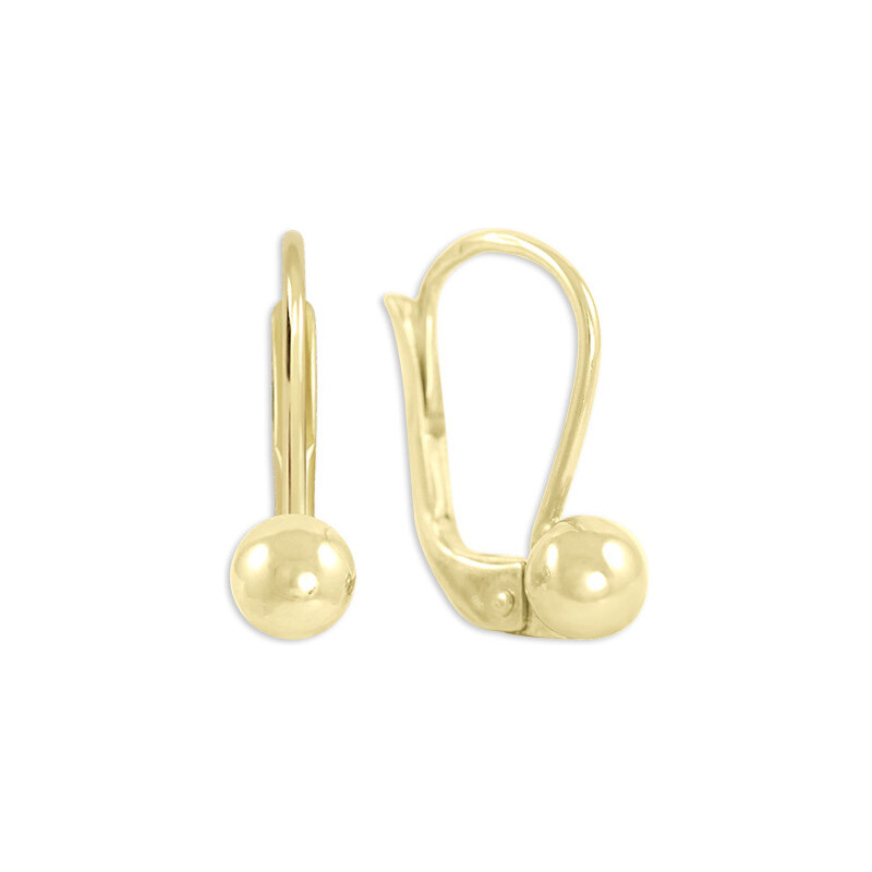 Soliter Minimalistické zlaté náušnice 231 001 00676 66586107