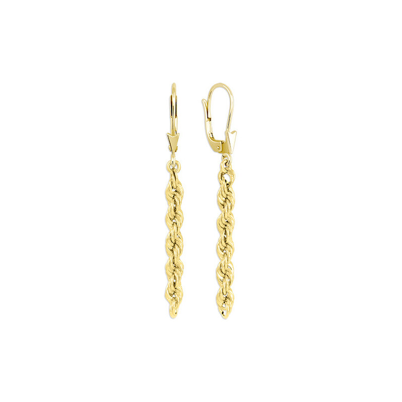 Soliter Módne zlaté náušnice 231 001 00465 67156538