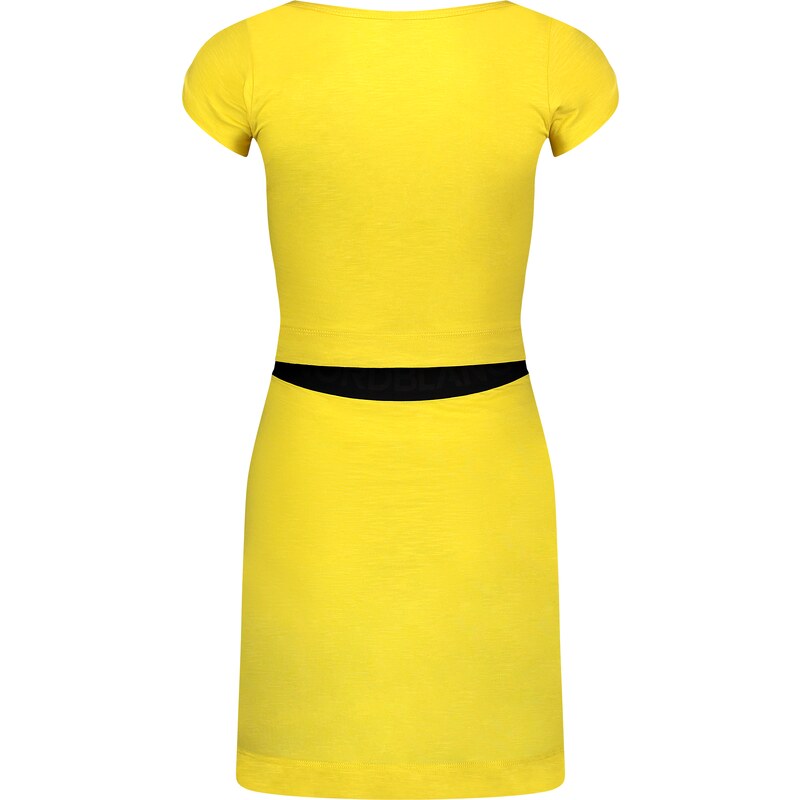 Nordblanc Žlté dámske šaty WAISTLINE