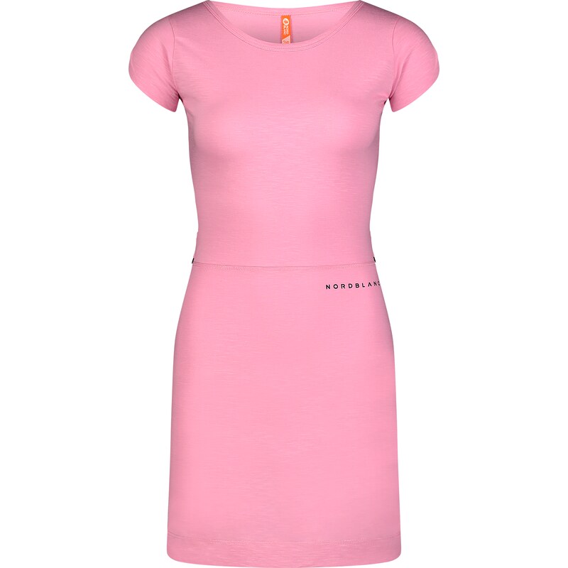 Nordblanc Ružové dámske šaty WAISTLINE