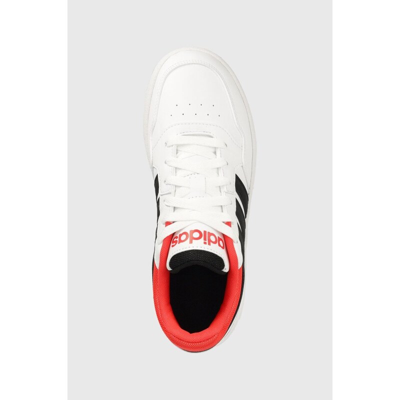 Detské tenisky adidas Originals HOOPS 3. K biela farba