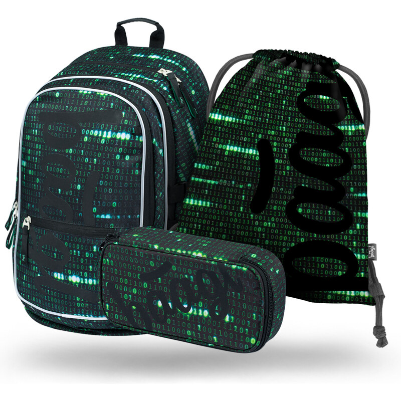 BAAGL SET 3 Core Numbers: batoh, peračník, vrecúško 62192662