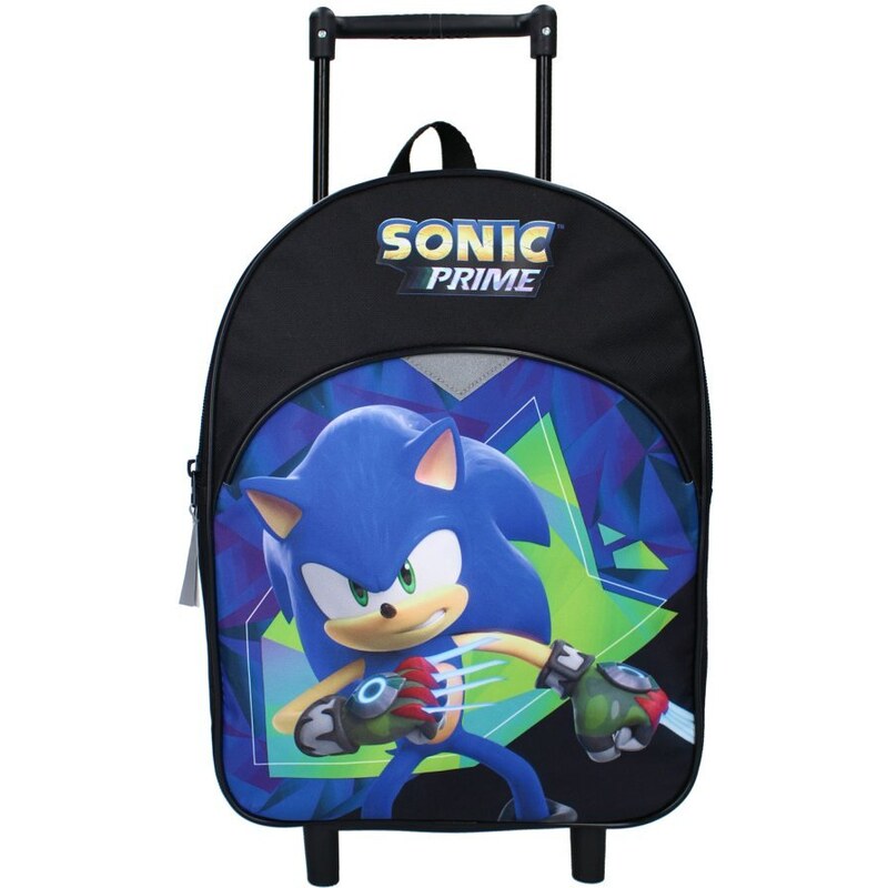Vadobag Detský cestovný kufor na kolieskach Sonic Prime - 8L
