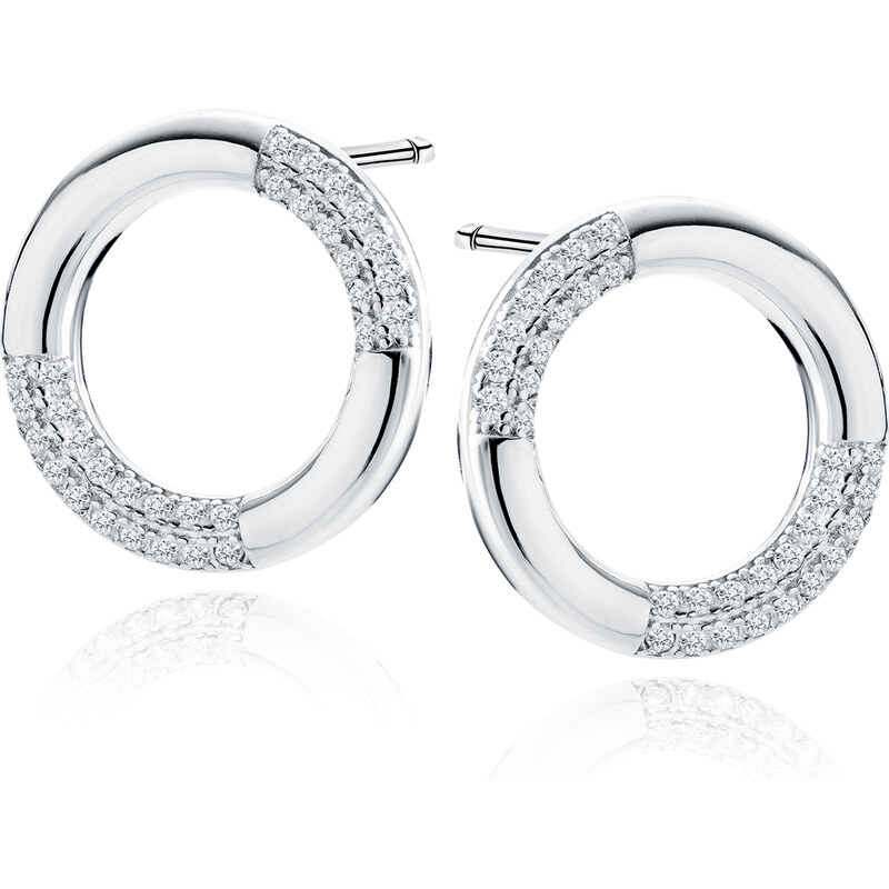 Olivie Strieborné náušnice KRUH 7512 43967253