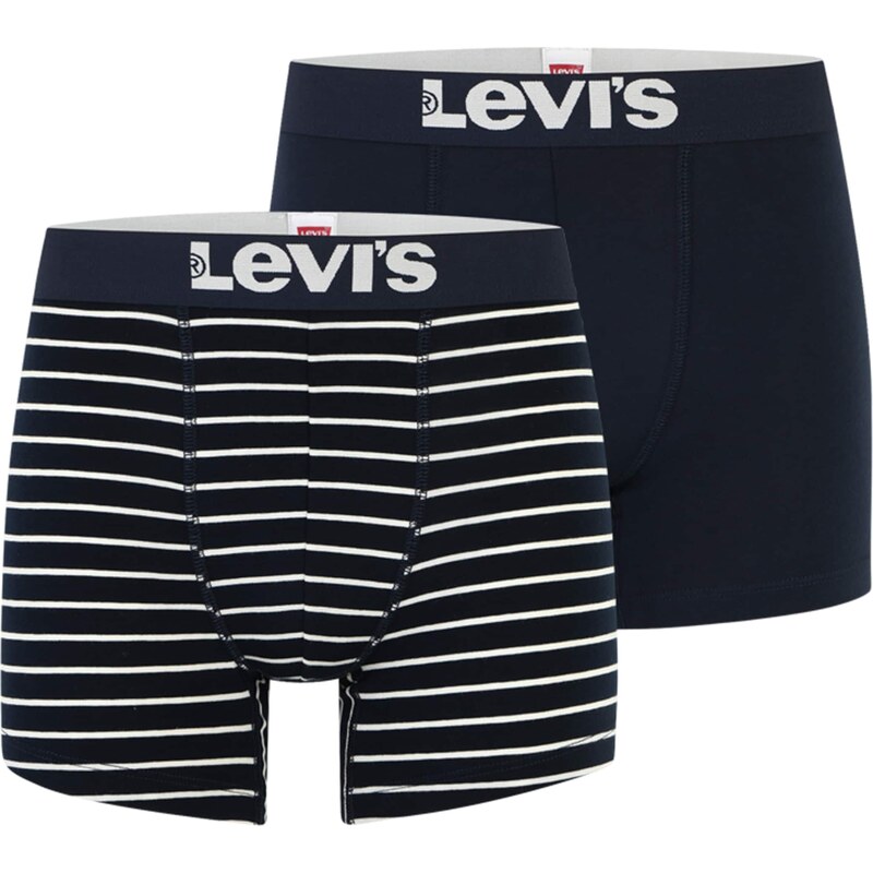 LEVIS Boxerky námornícka modrá / biela 43965876