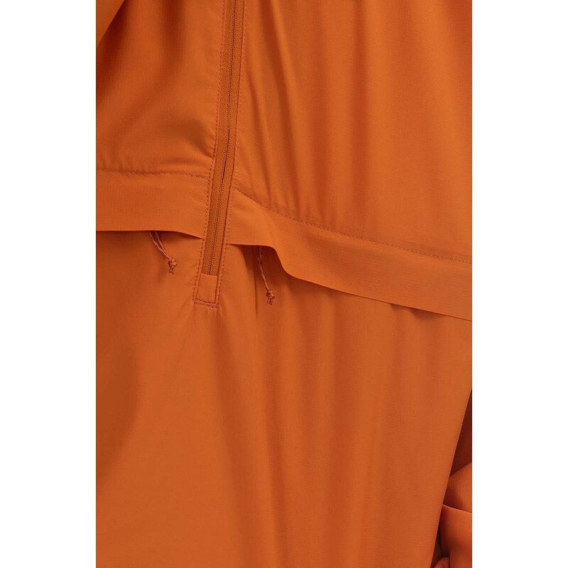 Bunda Fjallraven High Coast Lite Anorak M F82601 207 oranžová farba, prechodná