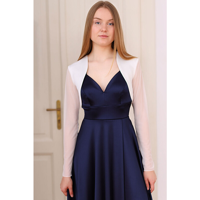 Glara Dámske bolerko cez večerné šaty 49330226