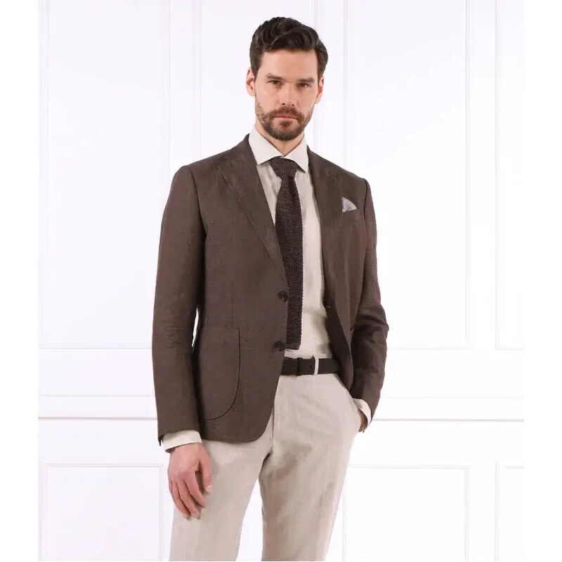 Joop! Ľanová sako Hoverest | Slim Fit 40791488