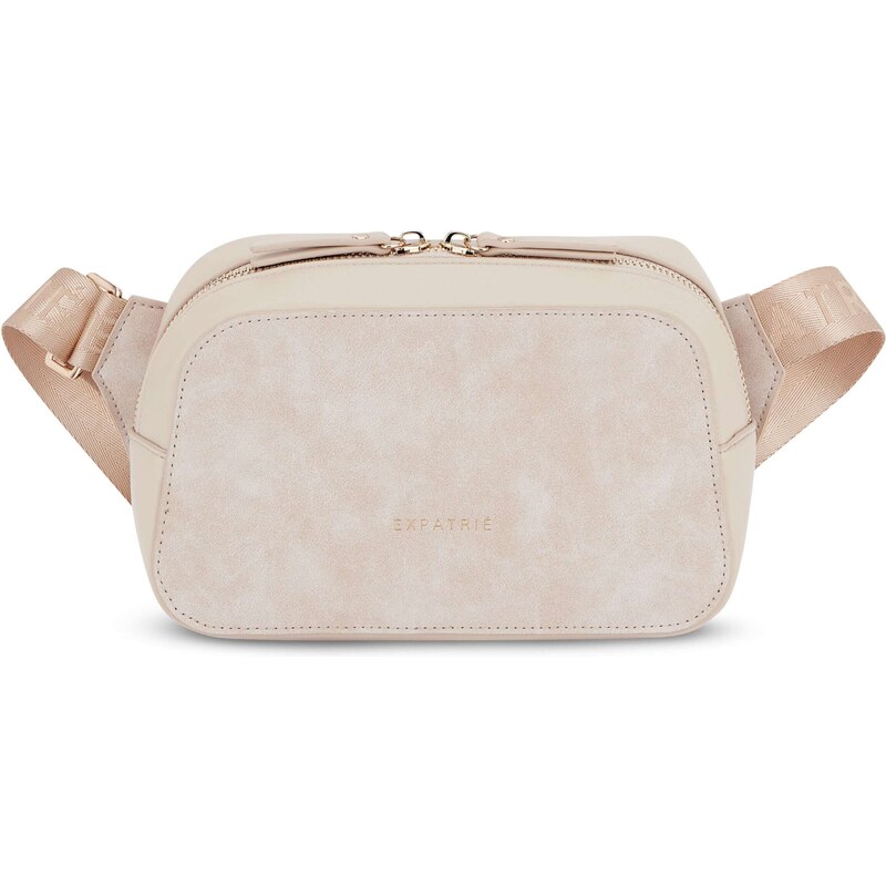 Expatrié Taška cez rameno Fleur béžová 54252062