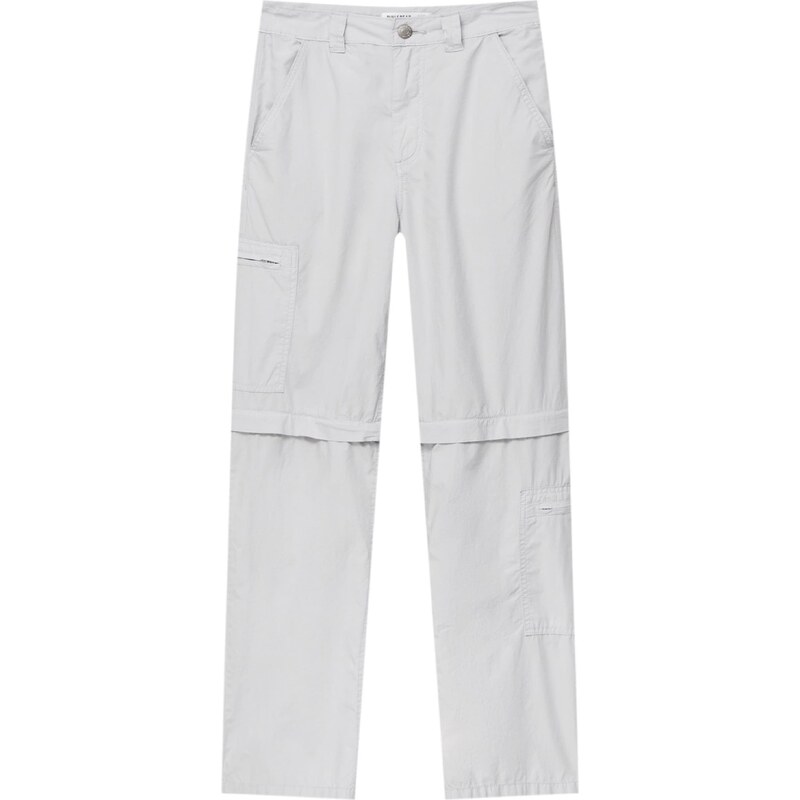 Pull&Bear Nohavice svetlosivá 44006202