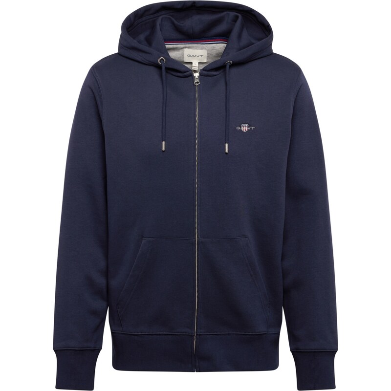 GANT Tepláková bunda námornícka modrá 44027484