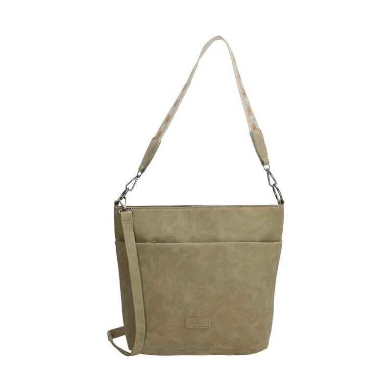 Beagles Zelená kabelka na rameno so zdobeným ramienkom „Polly“ 39474790