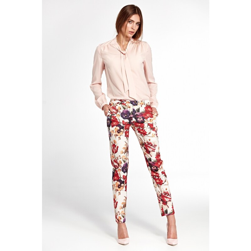 Nife Dámske nohavice Nife | kvetinová sd33 44018382