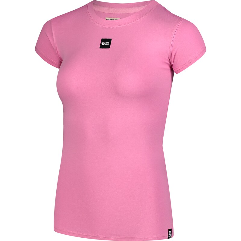 Nordblanc Ružové dámske bavlnené tričko CLOSE-UP