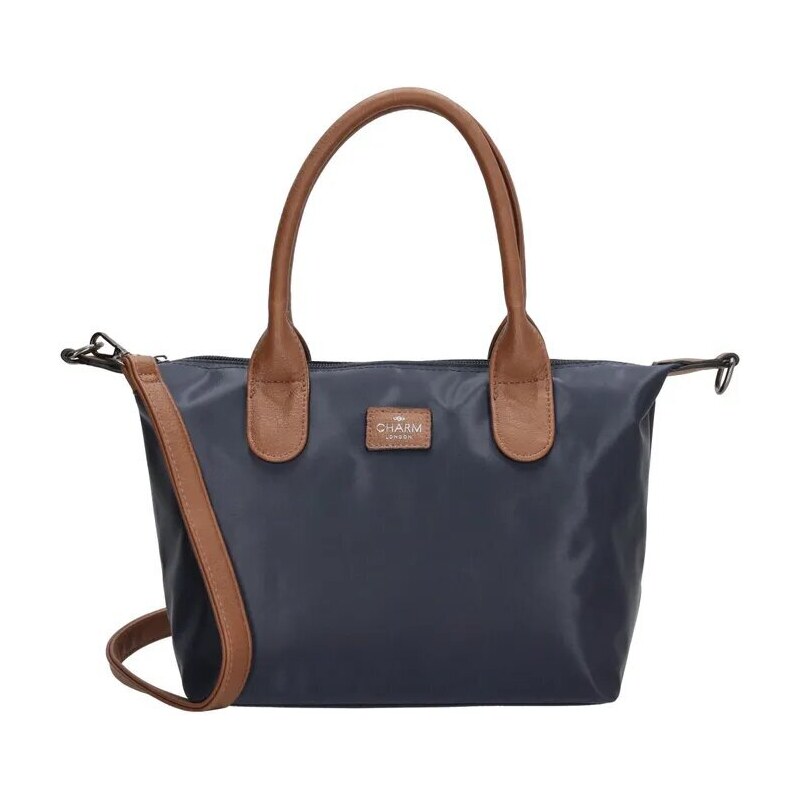 Charm London Modrá nepremokavá kabelka na rameno „Feminity“ 64919537