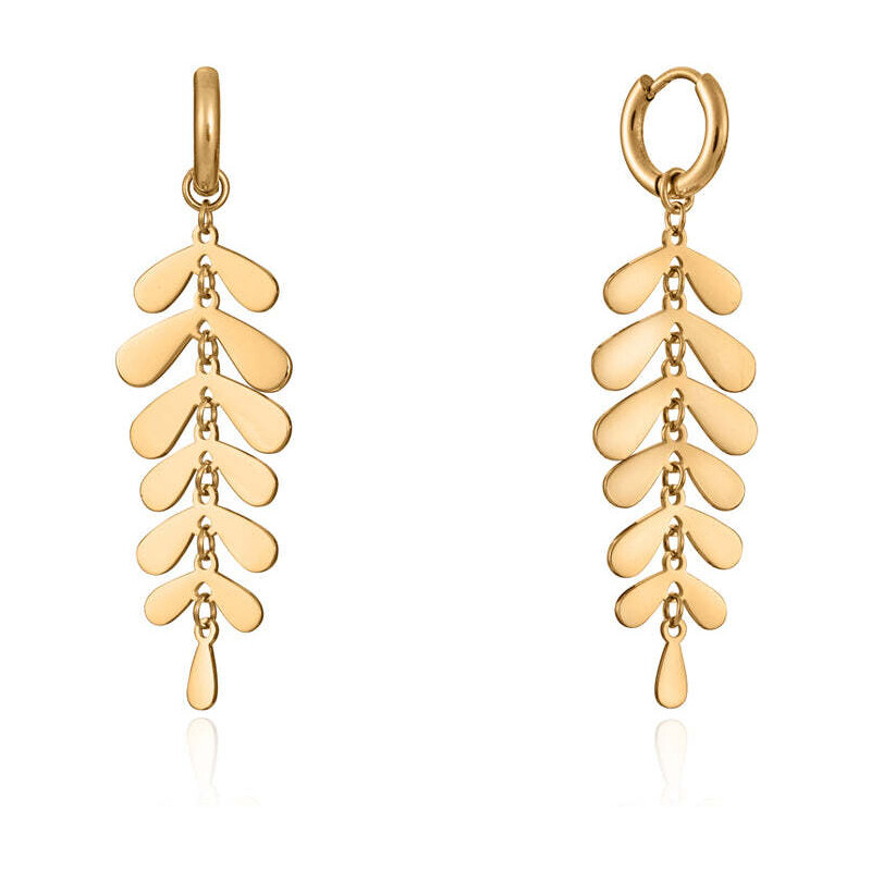 Viceroy Štýlové pozlátené náušnice Kiss 14034E01012 66596269