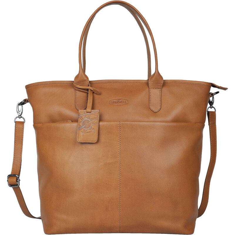 Dámska kožená kabelka Sparwell Janne - koňak 44072162