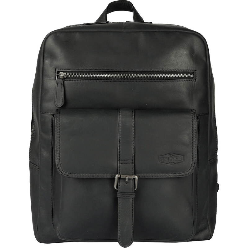 Kožený batoh Sparwell London - čierna 44072177