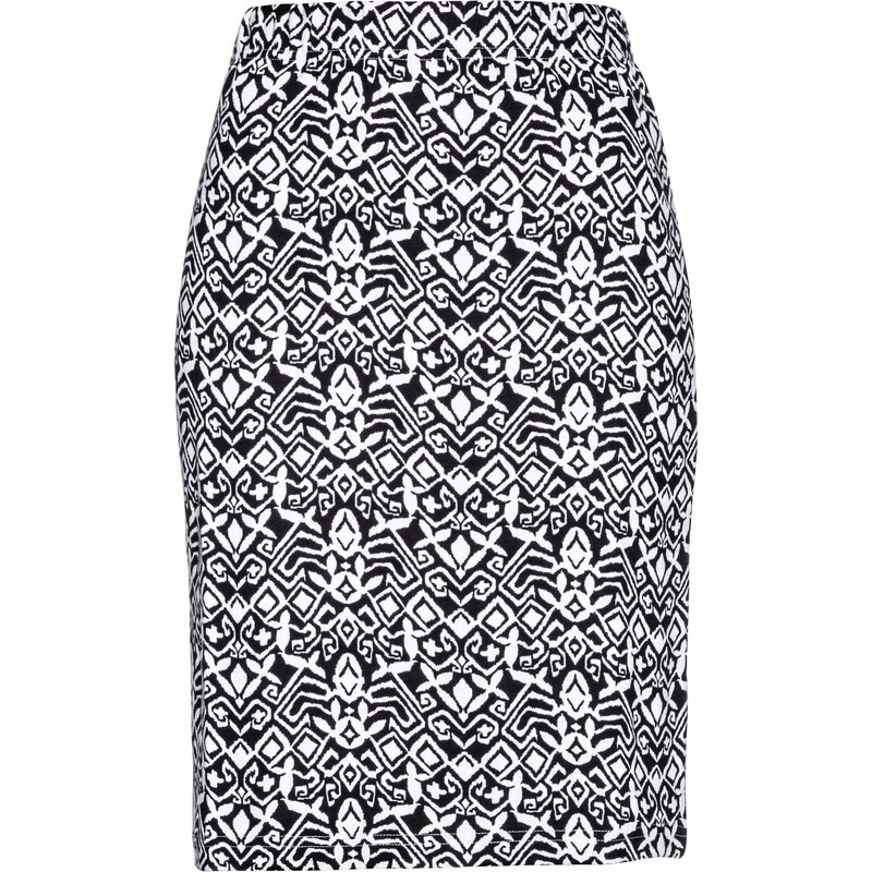 bonprix Džersejová sukňa, farba čierna 53936170