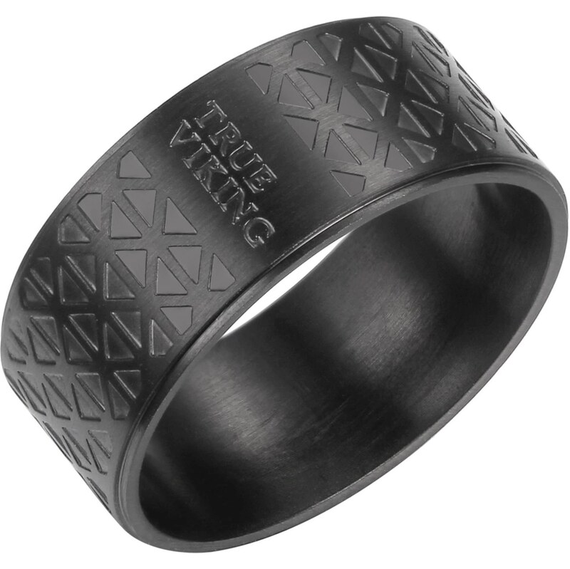 True Rebels Prsteň čierna 66718128