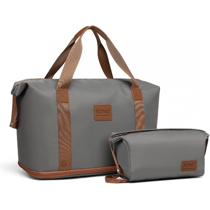 KONO Cestovná taška - rozšíriteľná, vodeodolná s kozmetickou taštičkou 46972681