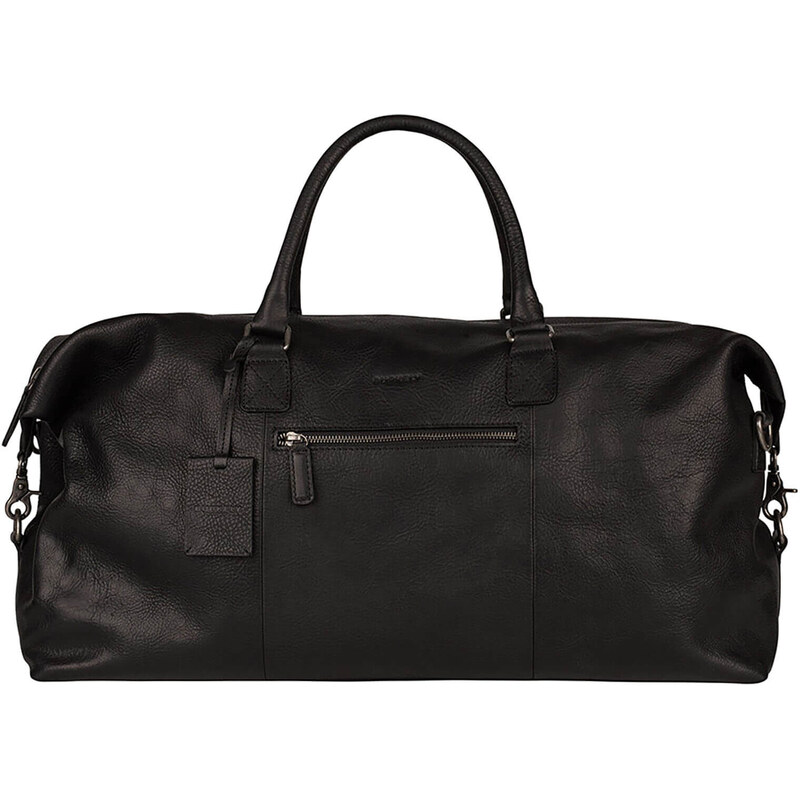 Kožená cestovná taška Burkely Alexander - čierna 44083313