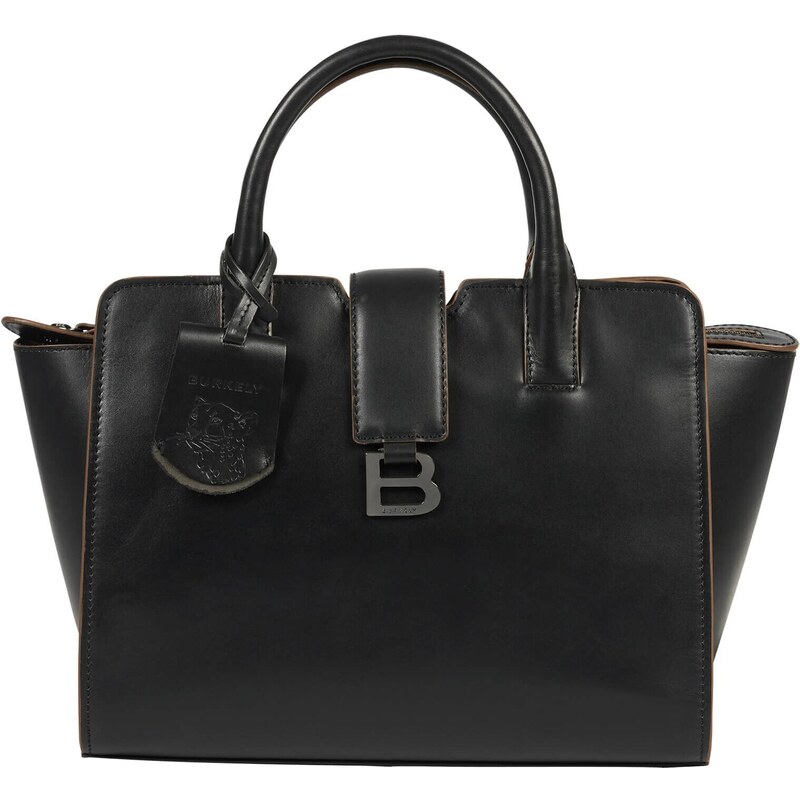 Dámska kožená kabelka Burkely Lesla - čierna 44083381