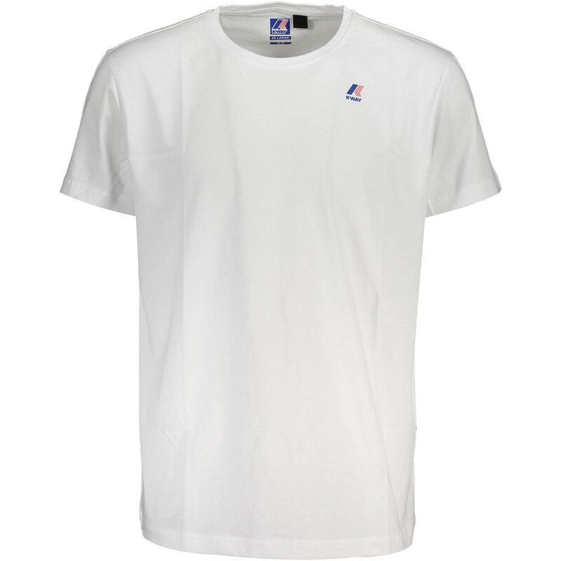 K-WAY pánske tričko s krátkym rukávom biele 64703348