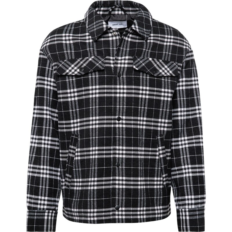 ABOUT YOU Prechodná bunda Brian zmiešané farby / čierna / biela 54252880