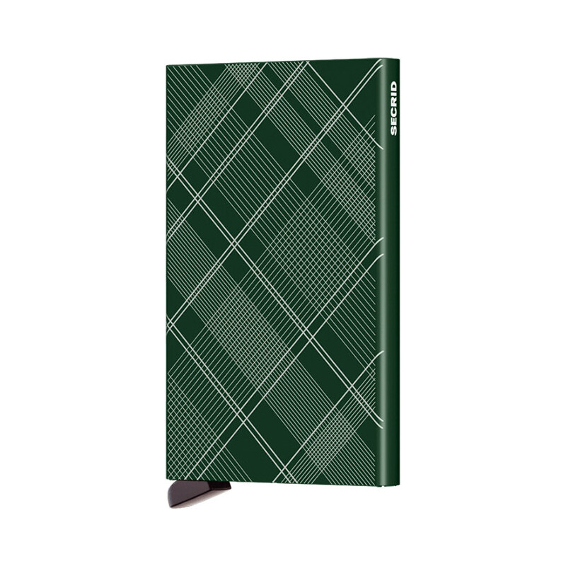 Secrid Cardprotector Laser Tartan Green - Unisex - Doplnok Secrid - 66357302