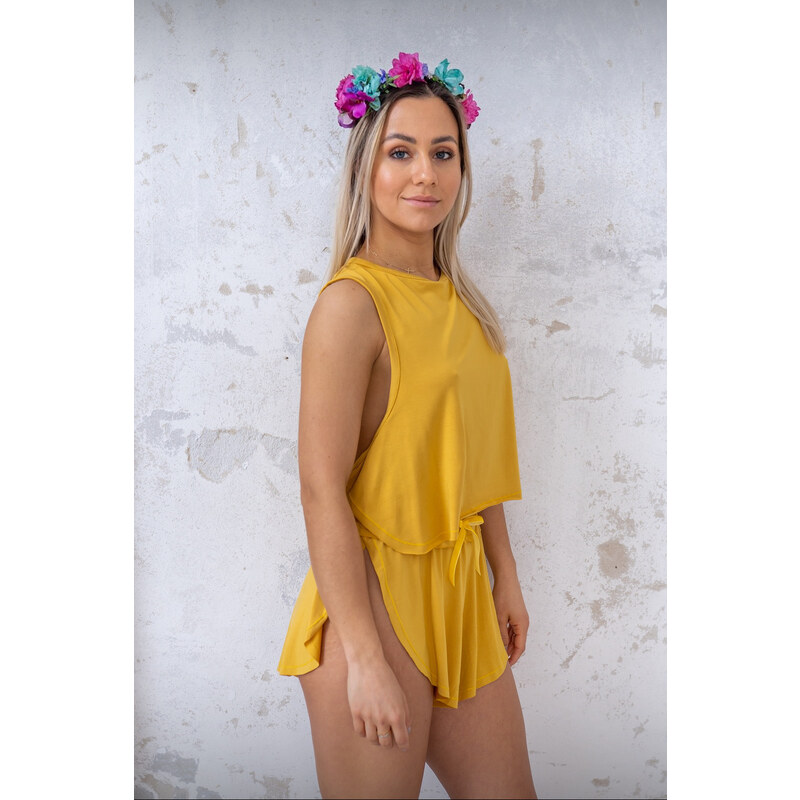 Loreen Sleepwear Butterfly Shorts Gold Amber GLAMI.sk