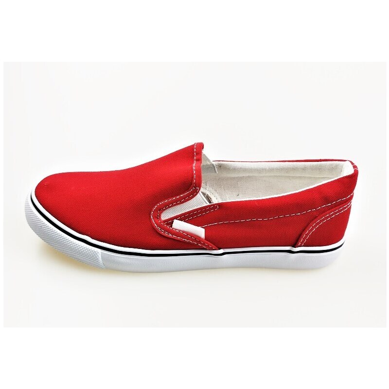 Dámske slip-on tenisky XBD7 - red 44439080