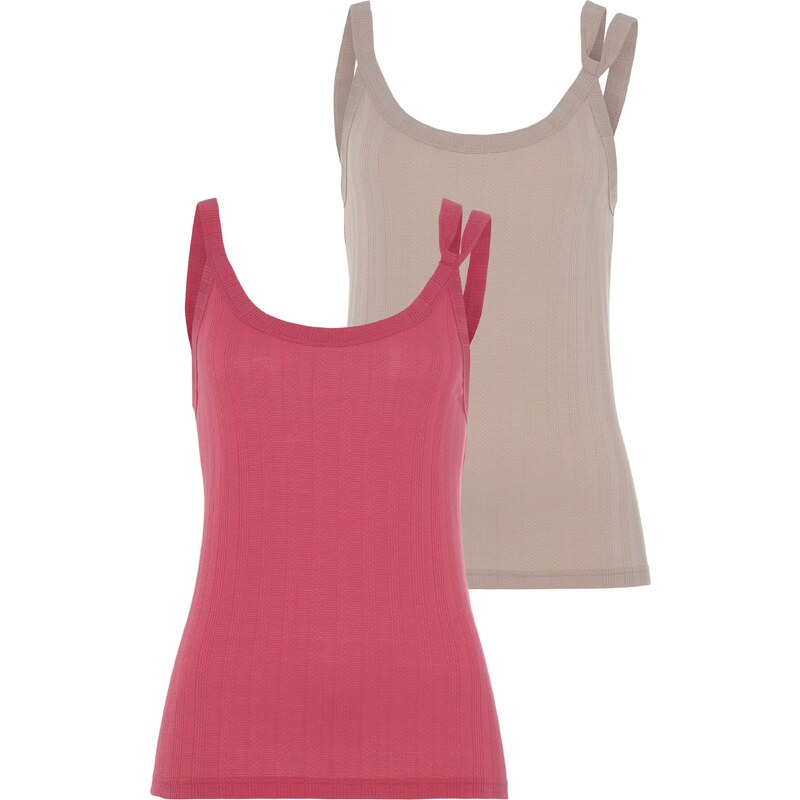 VIVANCE Top sivá / ružová 54250545