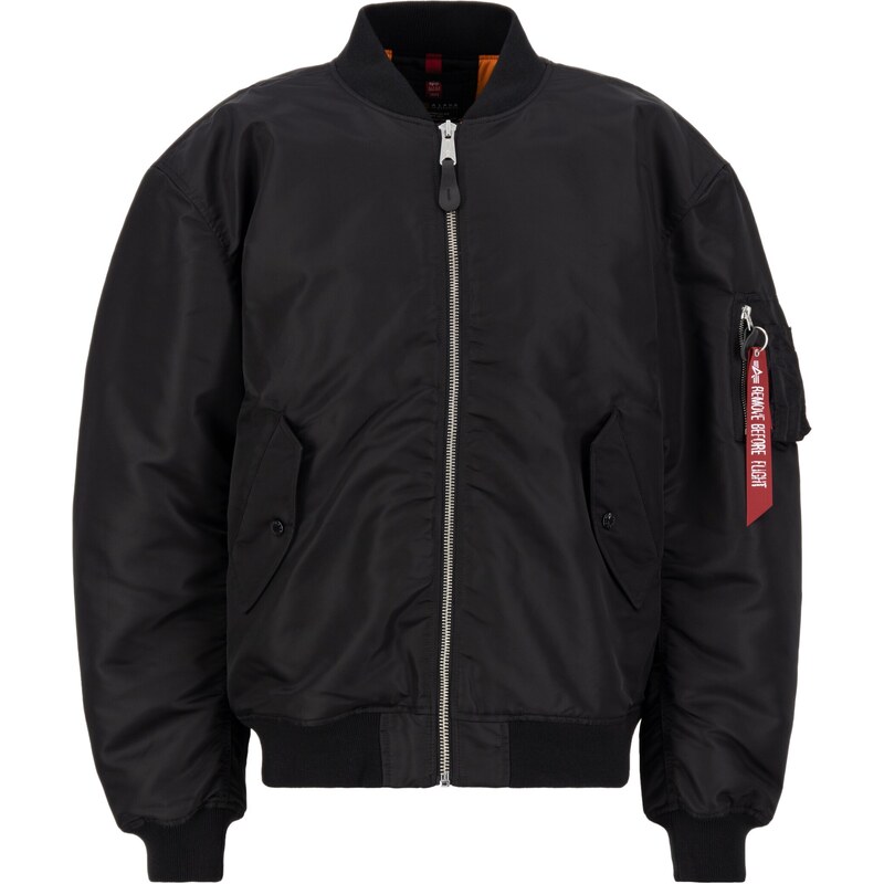 ALPHA INDUSTRIES Prechodná bunda MA-1 CS čierna 54249933