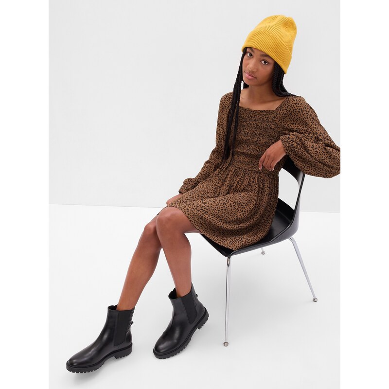 GAP Dievčenské šaty s řasením 450486-00 66268394