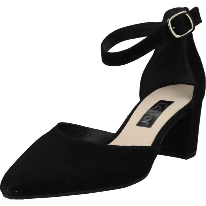 GABOR Lodičky s otvorenou pätou čierna 67772308