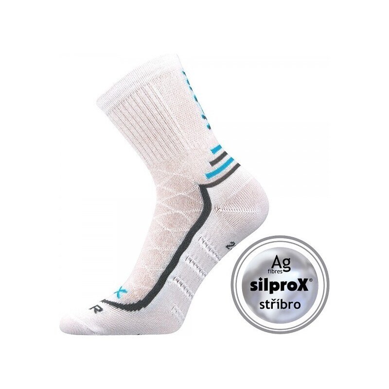 VERTIGO antibakteriálne klasické ponožky so striebrom VoXX Biela 35-38 44199874