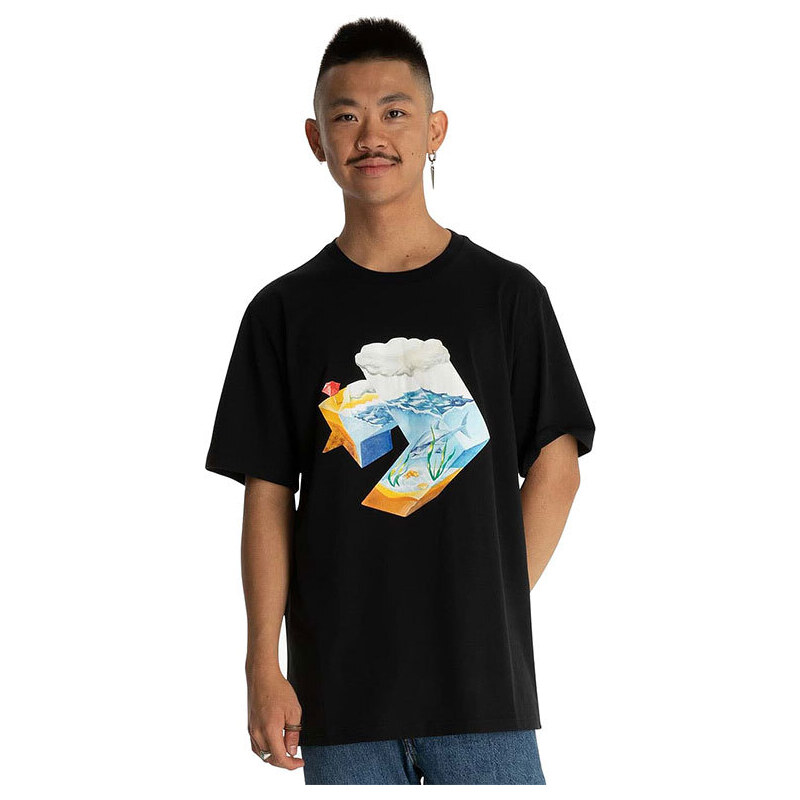 Converse Star Chevron Ocean T-Shirt - Pánske - Tričko Converse - 66357325