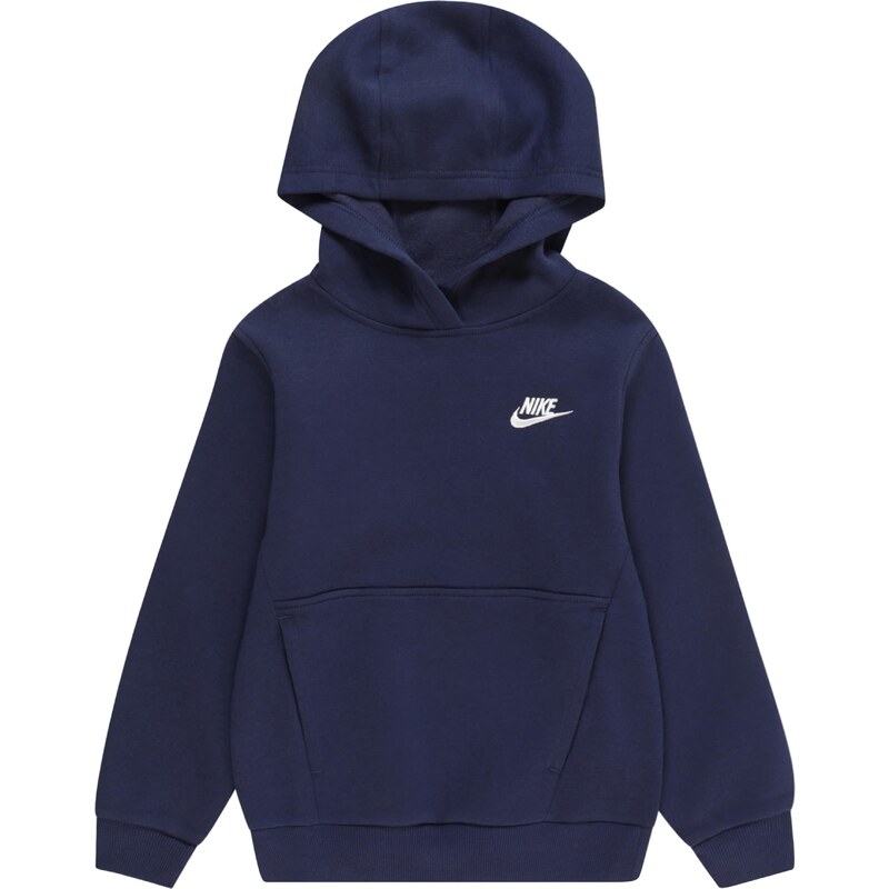 Nike Sportswear Mikina Club Fleece námornícka modrá / biela 45792762