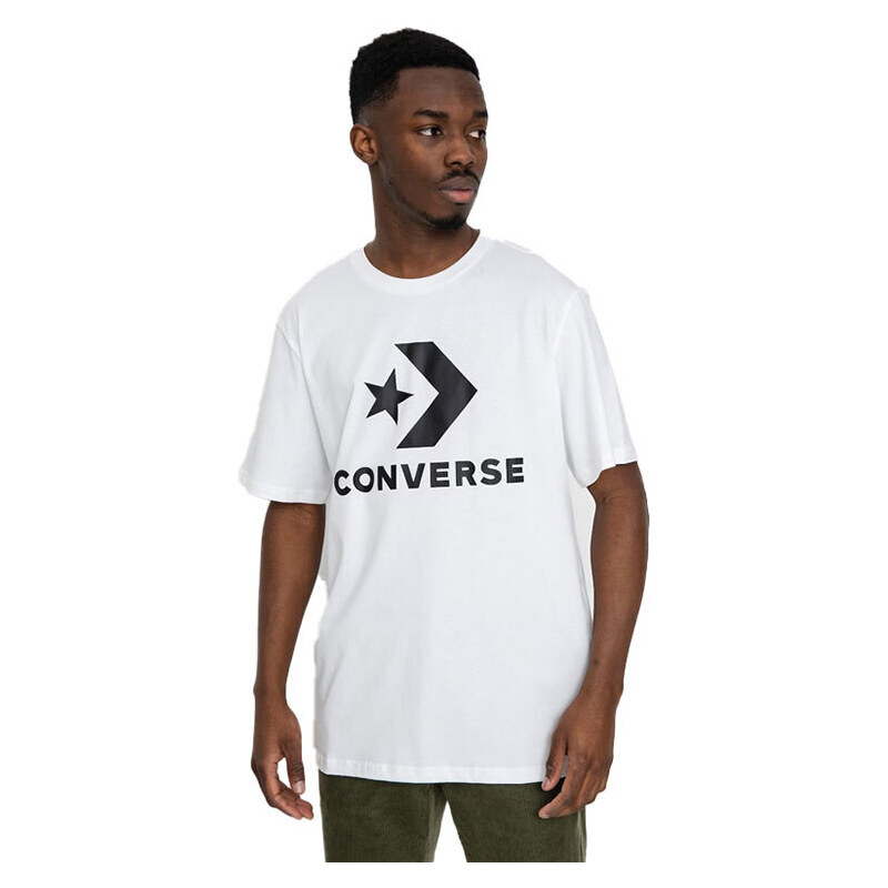 Converse Standard Fit Large Logo Star Chevron Tee - Pánske - Tričko 66357328