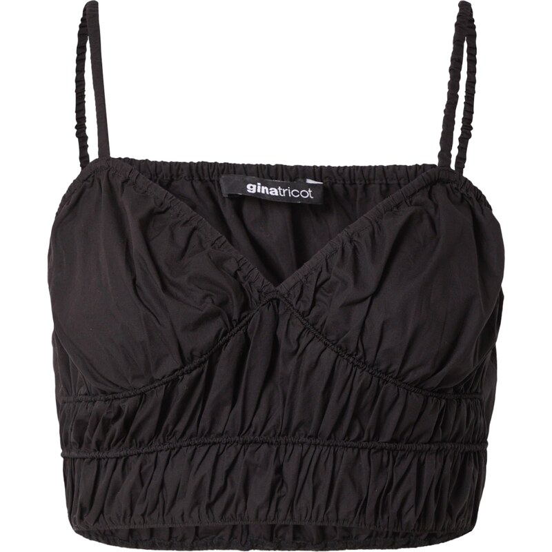 Gina Tricot Top Sanna čierna 54253541