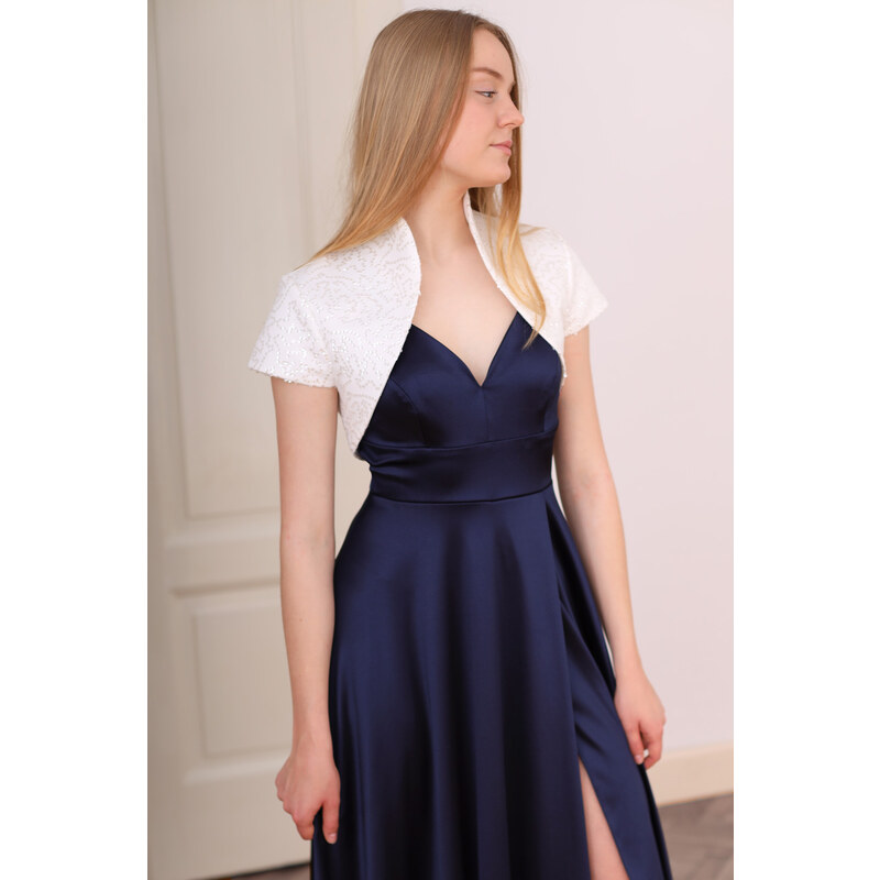 Glara Bolerko s flitrami cez plesové šaty 58270814