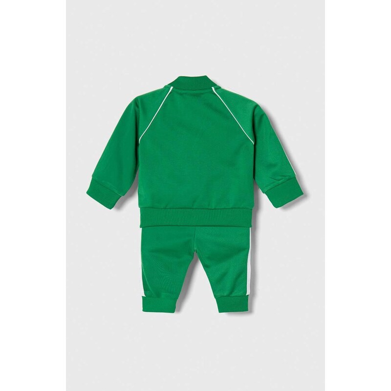 Tepláková súprava pre bábätká adidas Originals zelená farba