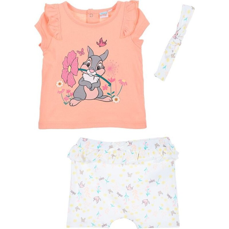 BAMBI Marhuľovo-biela súprava Disney Baby 44265765