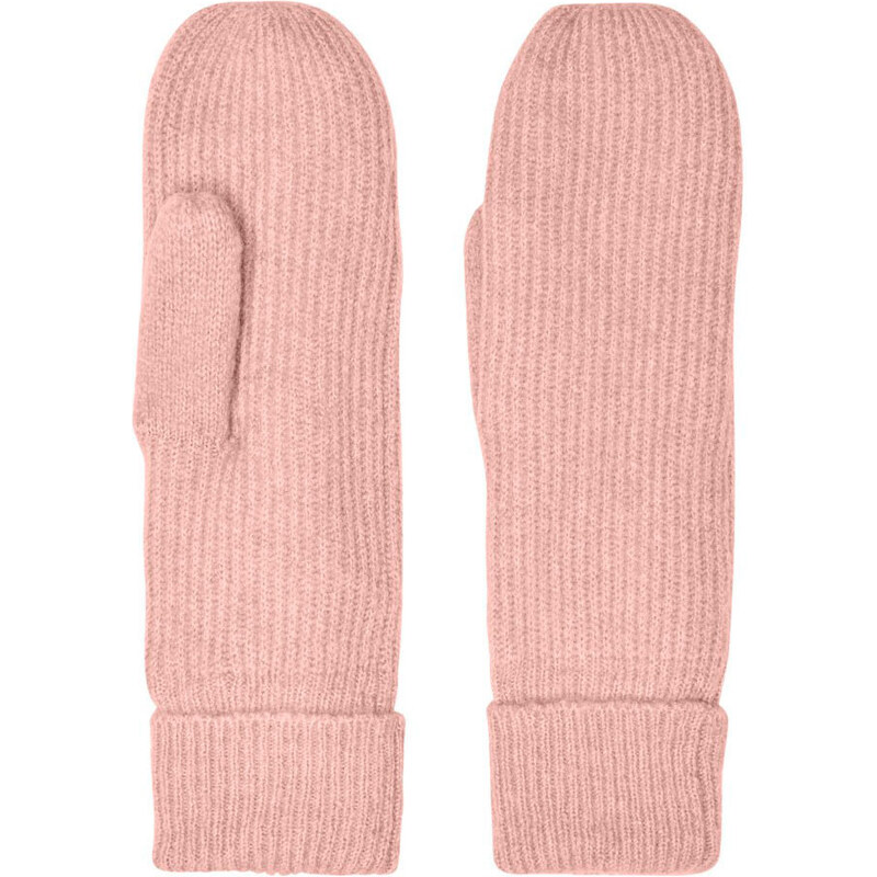 Only Ružové pletené rukavice 66471999